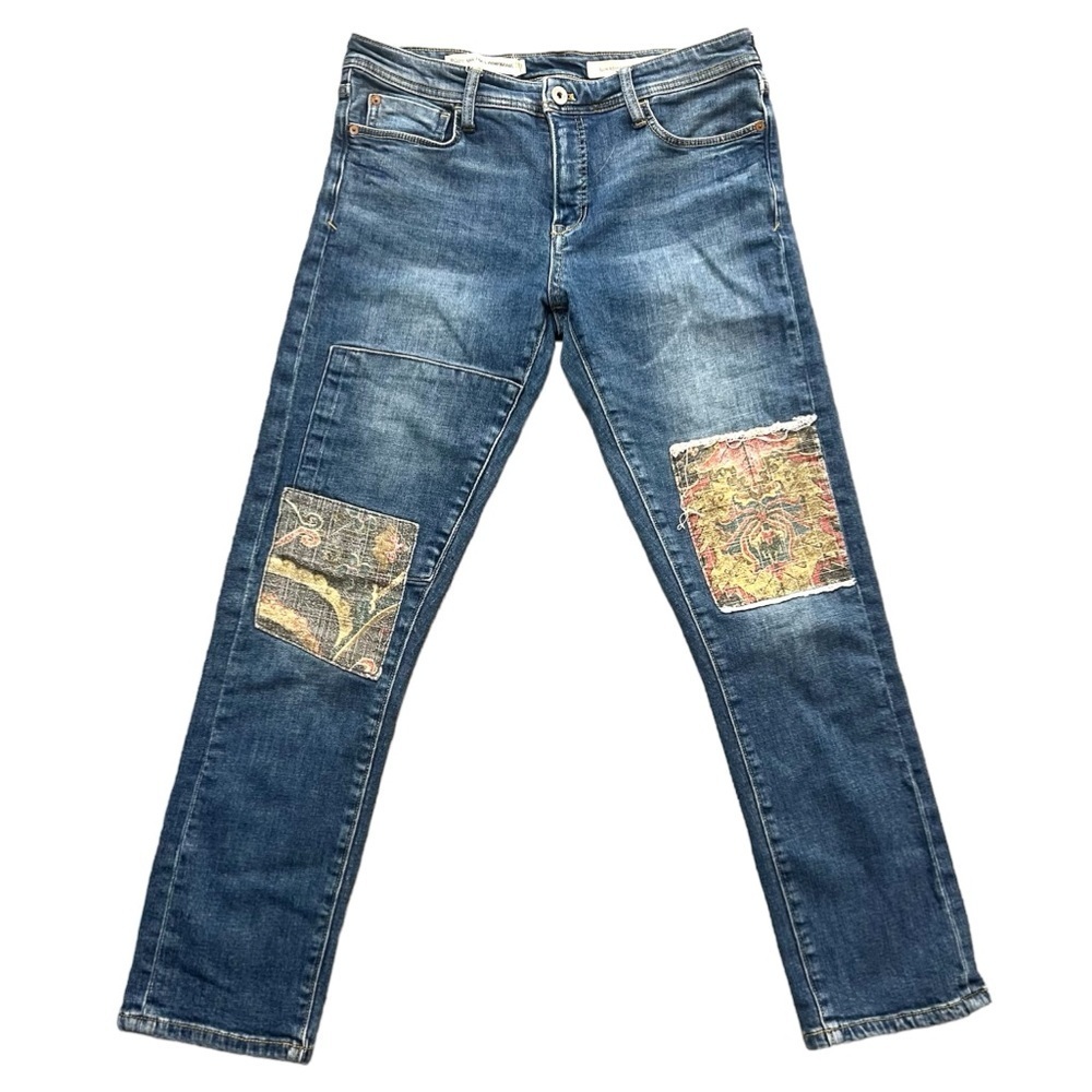 Pilcro and the Letterpress blue Slim Boyfriend jeans size 28